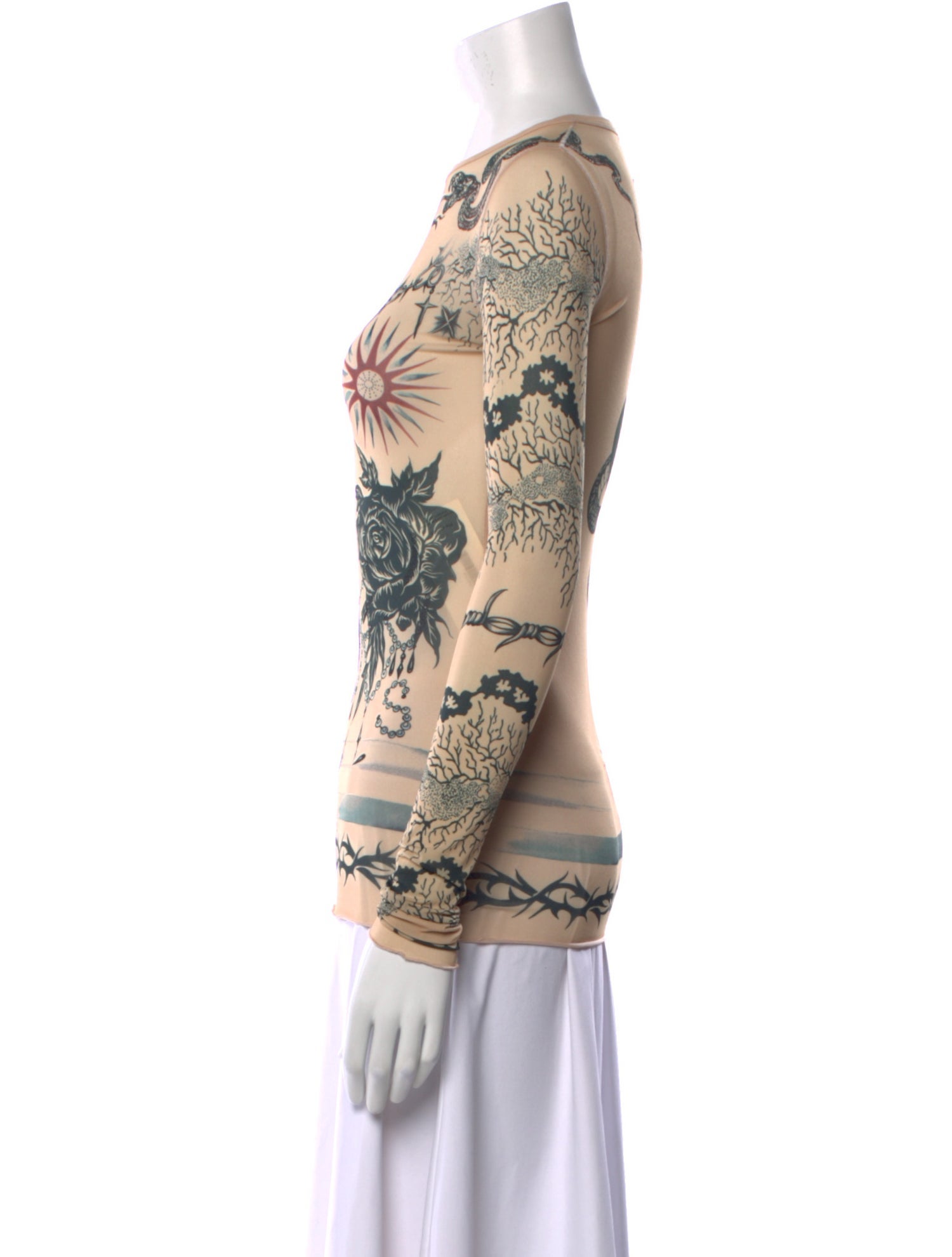 Jean Paul Gaultier x KNWLS Printed Crew Neck Sweatshirt