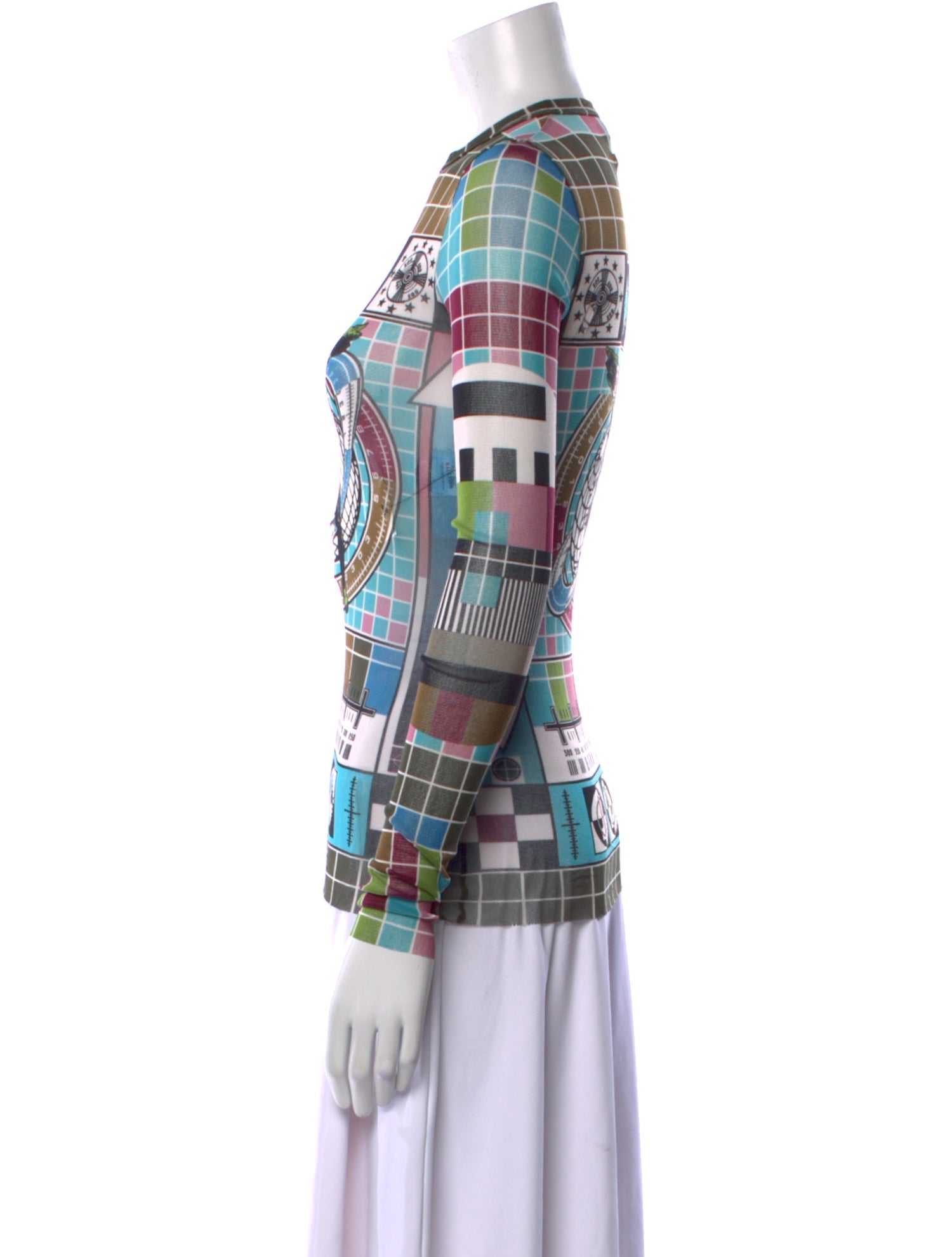 Jean Paul Gaultier Graphic Print Crew Neck Sweatshirt