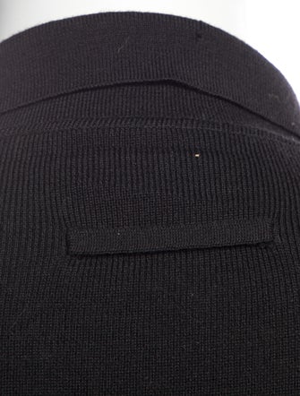 Jean Paul Gaultier Wool Mock Neck Cardigan