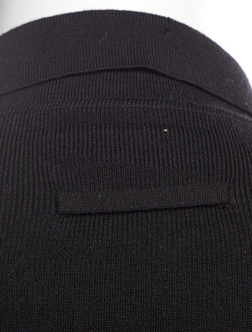 Jean Paul Gaultier Wool Mock Neck Cardigan