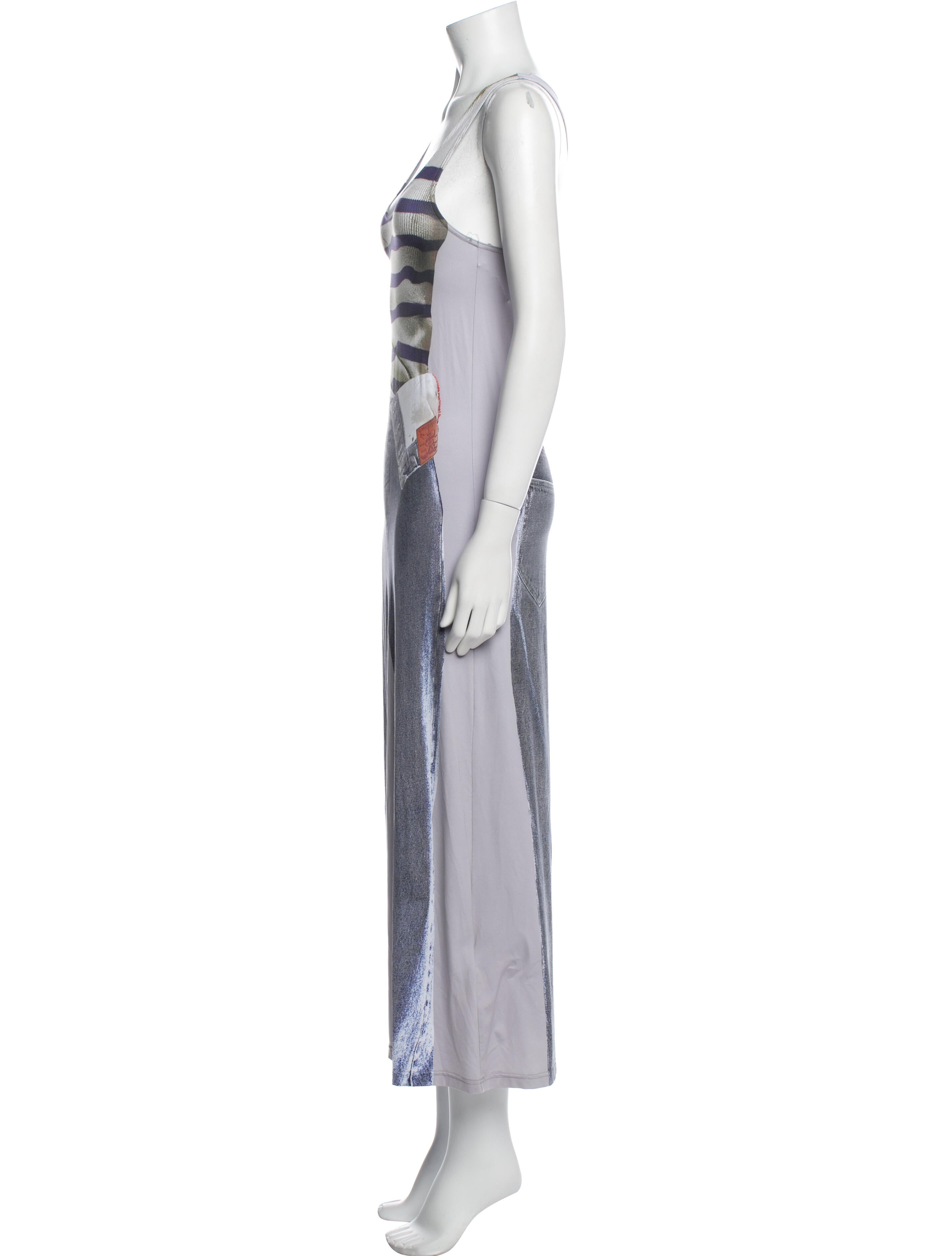 Jean Paul Gaultier Nylon Long Dress