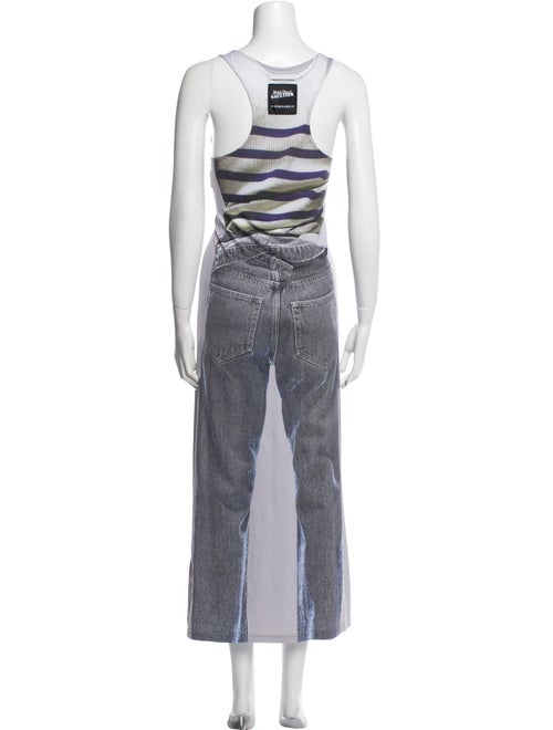 Jean Paul Gaultier Nylon Long Dress