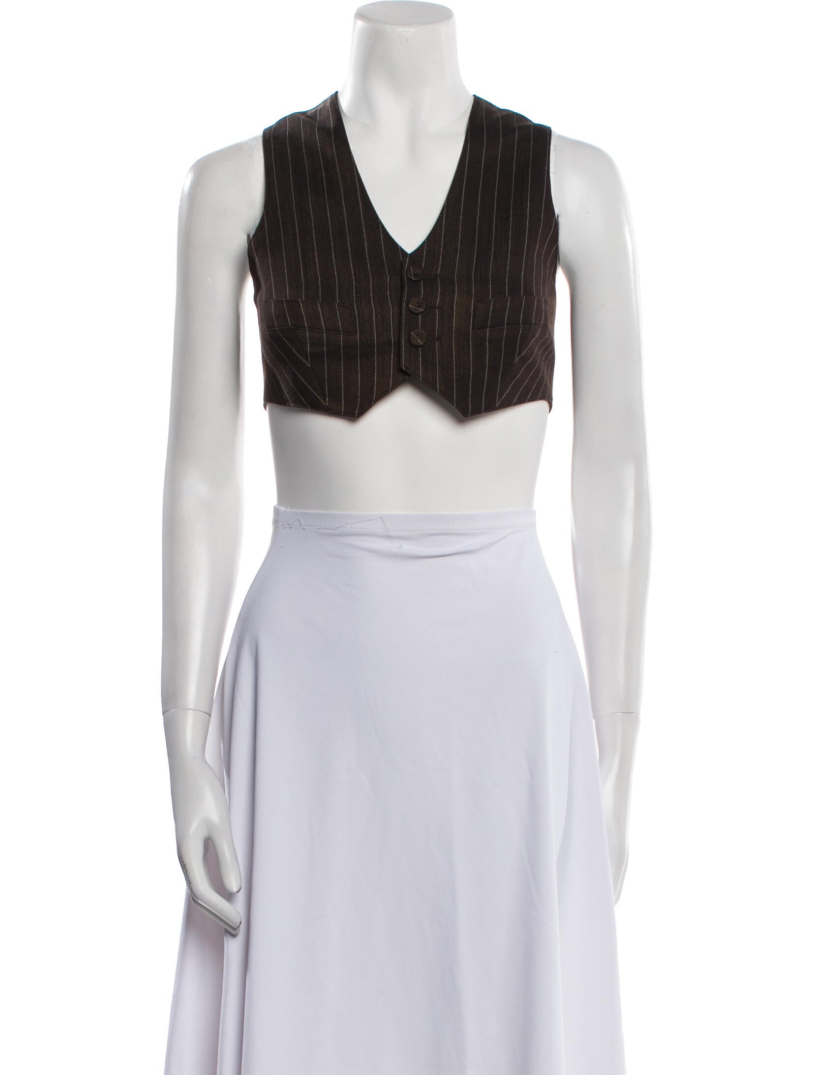 Jean Paul Gaultier Striped Vest