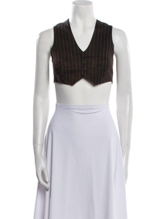 Jean Paul Gaultier Striped Vest