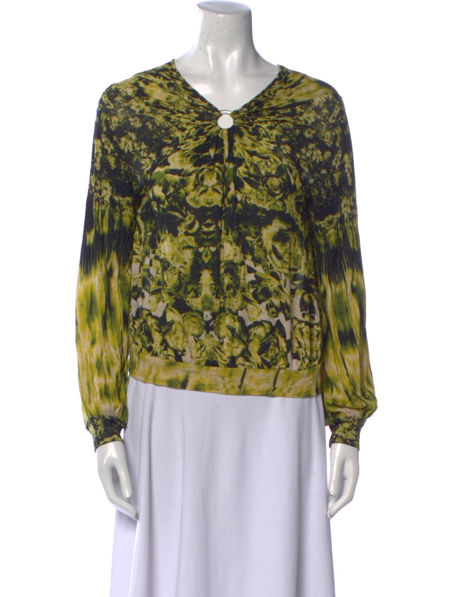Jean Paul Gaultier Soleil Vintage Printed Blouse