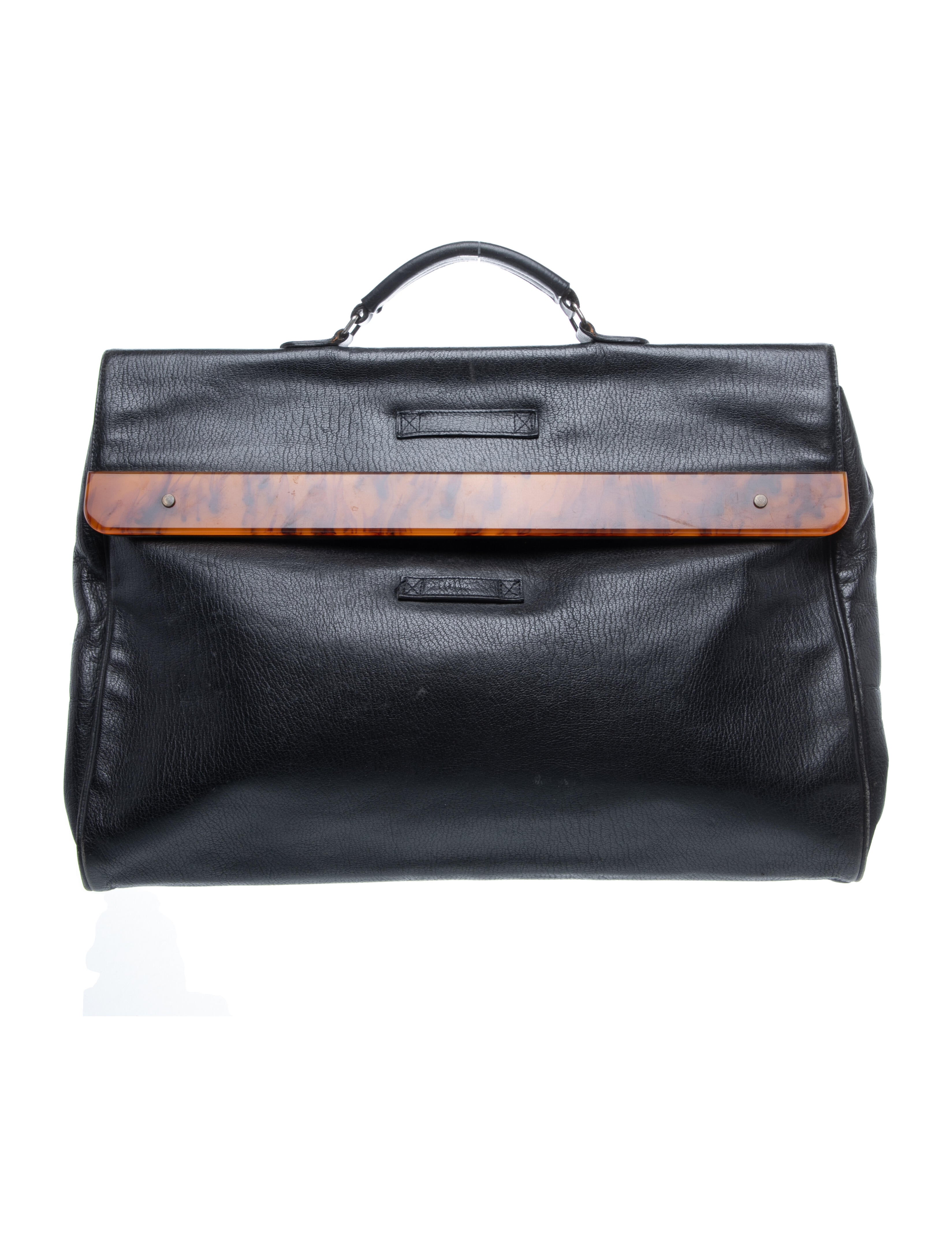 Jean Paul Gaultier Leather Briefcase