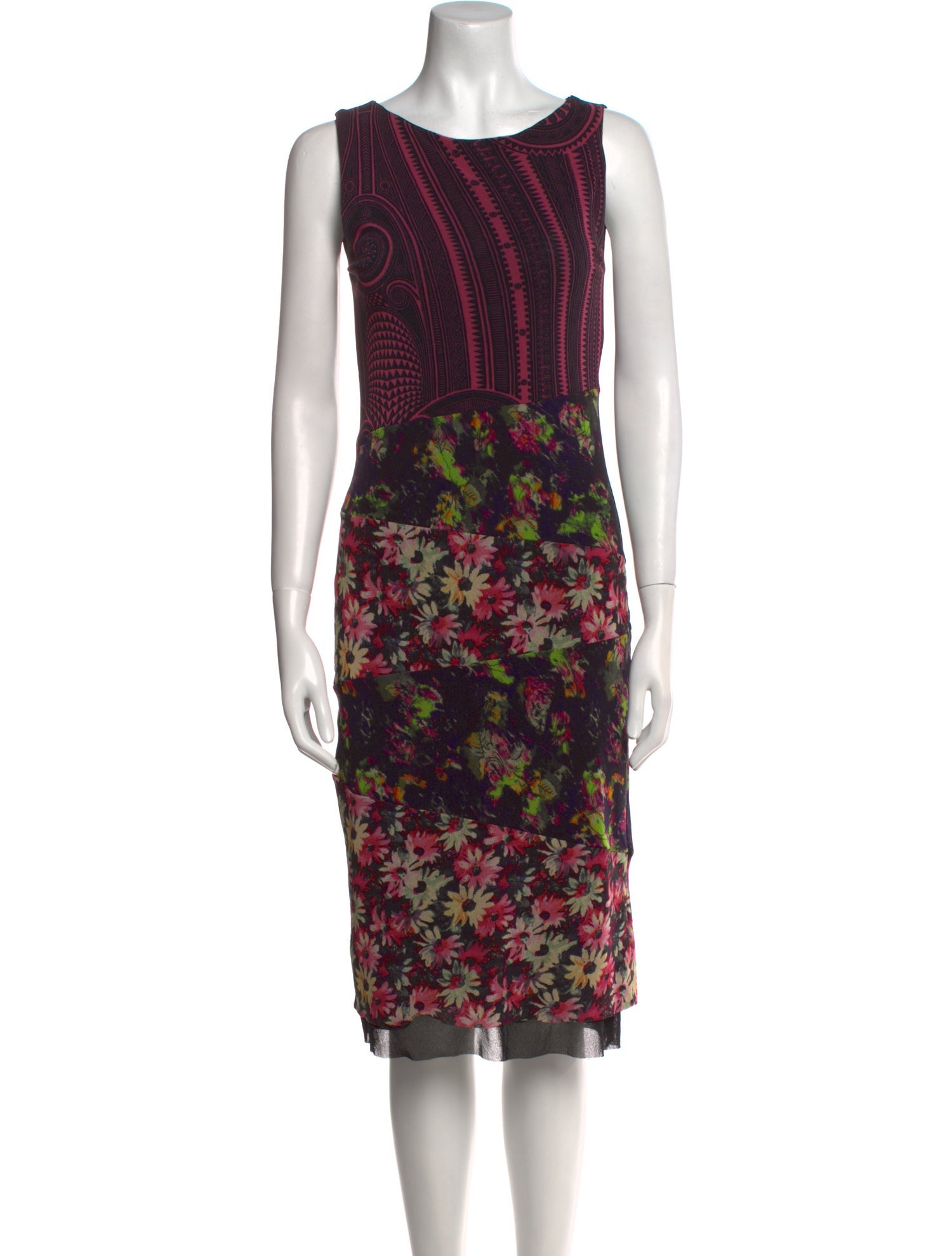 Jean Paul Gaultier Soleil Vintage Midi Length Dress