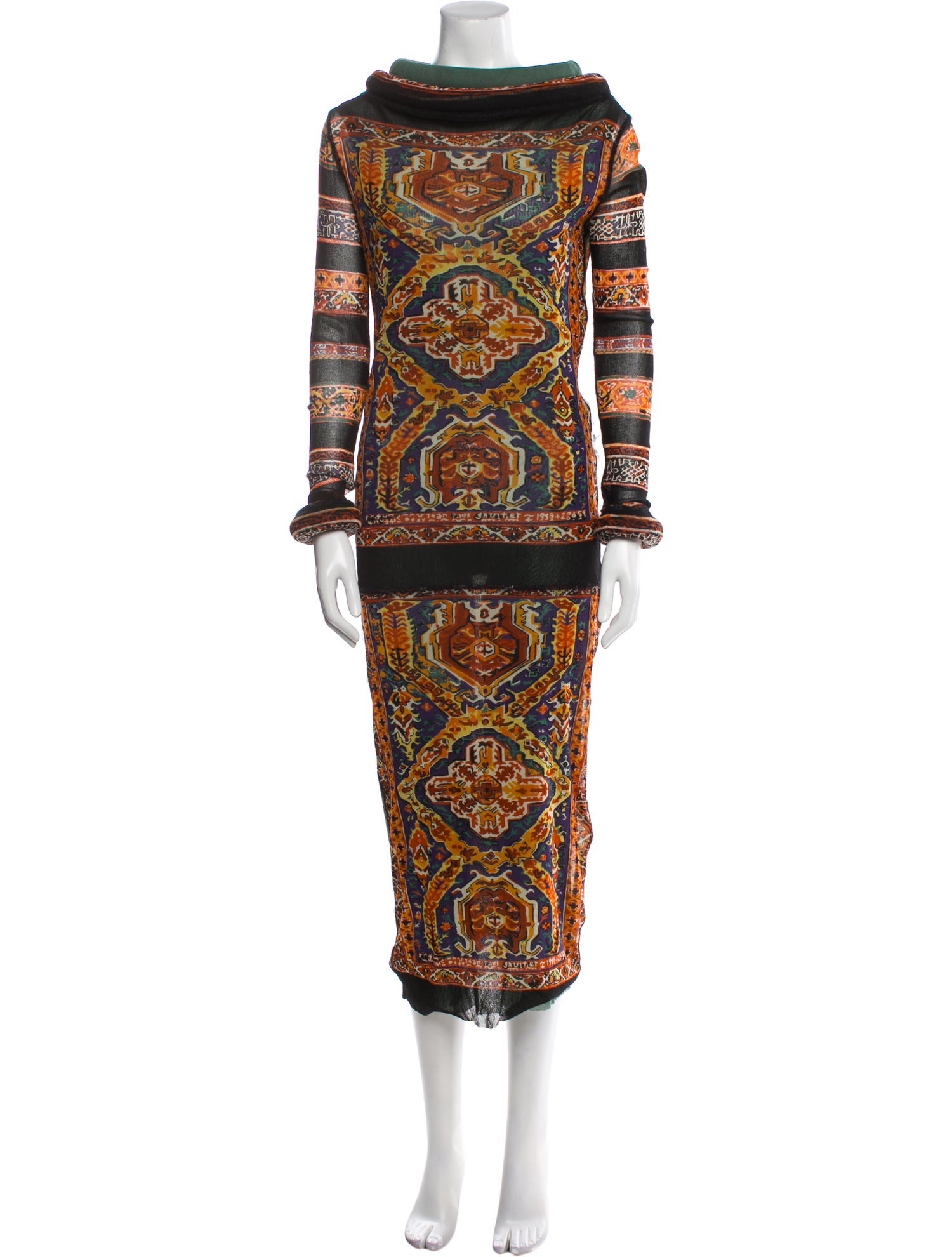 Jean Paul Gaultier Vintage Midi Length Dress