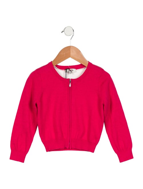 Jean Paul Gaultier Toddler Girls' Solid Knit Cardigan