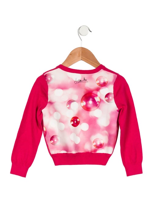 Jean Paul Gaultier Toddler Girls' Solid Knit Cardigan