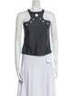 Jean Paul Gaultier Scoop Neck Sleeveless Crop Top