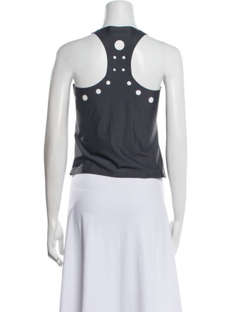 Jean Paul Gaultier Scoop Neck Sleeveless Crop Top