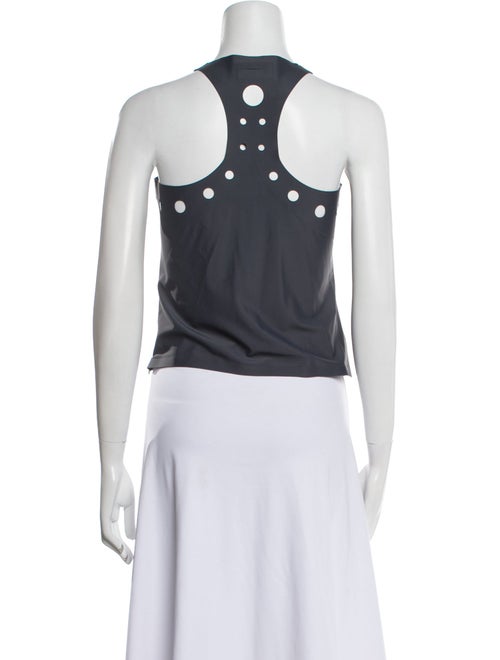 Jean Paul Gaultier Scoop Neck Sleeveless Crop Top