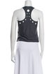 Jean Paul Gaultier Scoop Neck Sleeveless Crop Top