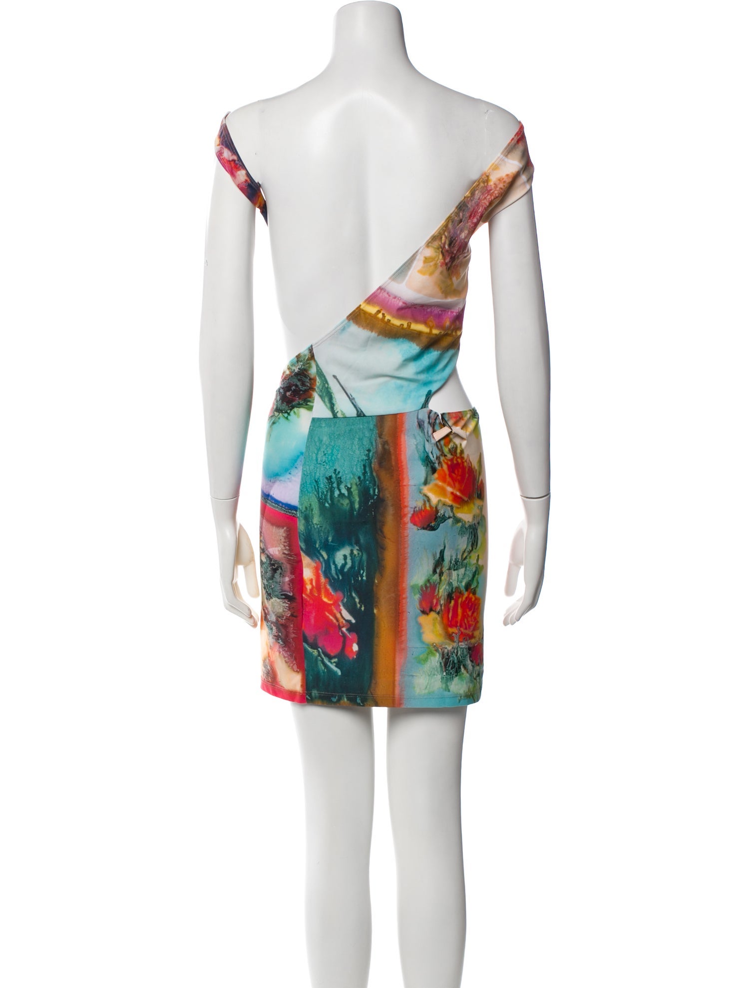 Jean Paul Gaultier Printed Mini Dress w/ Tags