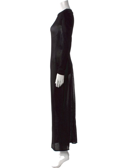 Jean Paul Gaultier Crew Neck Long Dress