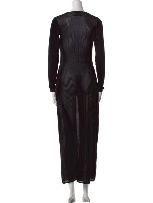 Jean Paul Gaultier Crew Neck Long Dress