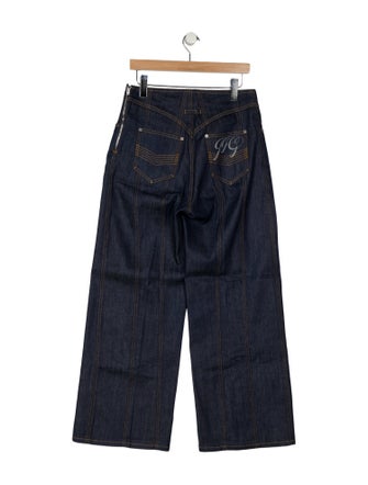 Jean Paul Gaultier High-Rise Wide Leg Jeans