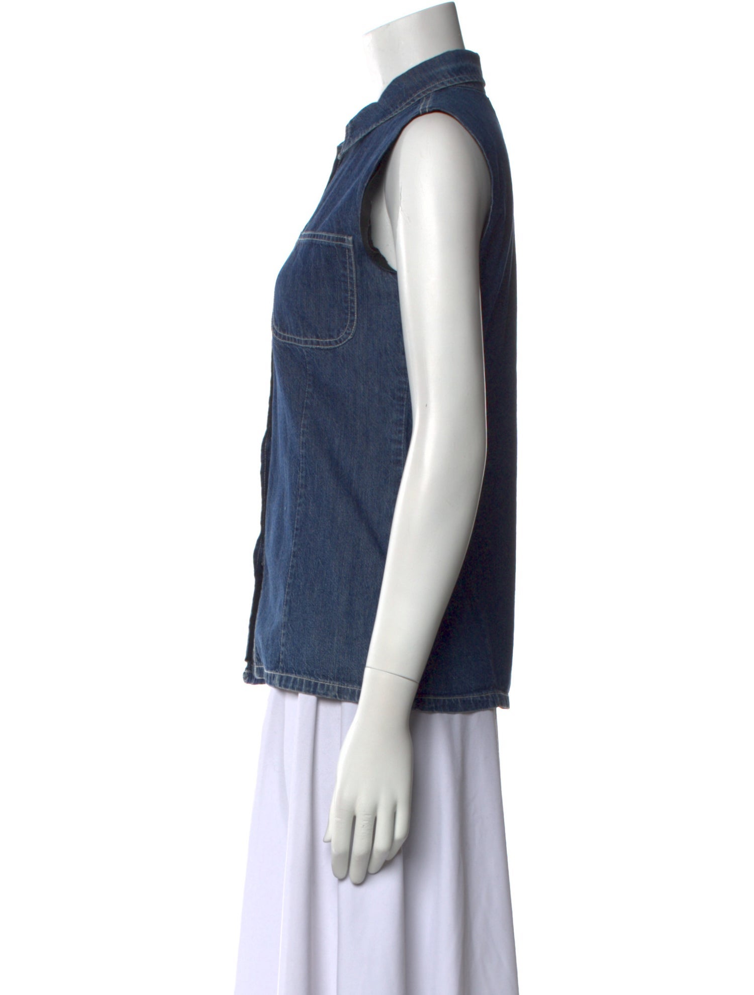 Gaultier Jeans Vintage 1990's Button-Up Top