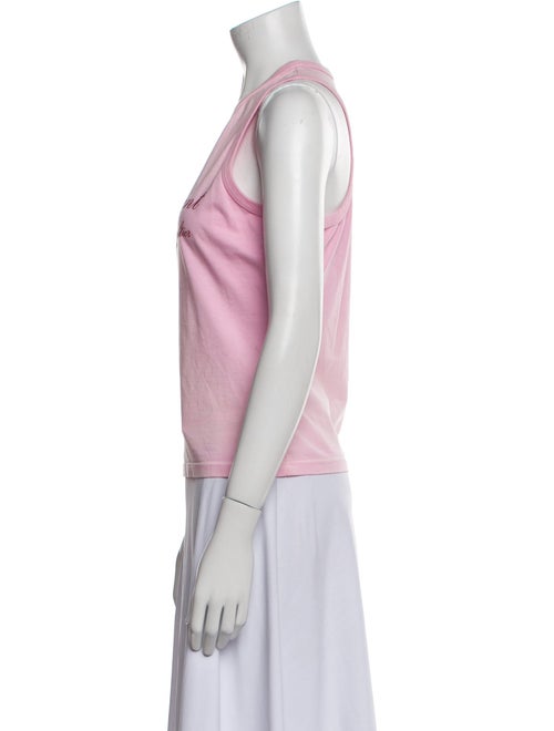 Jean Paul Gaultier Graphic Print Scoop Neck Top