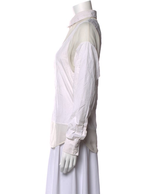 Jean Paul Gaultier Long Sleeve Button-Up Top