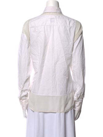 Jean Paul Gaultier Long Sleeve Button-Up Top