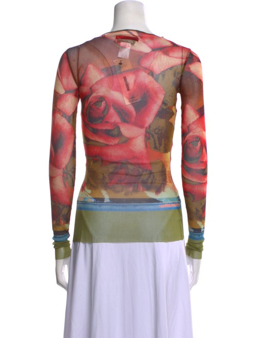 Jean Paul Gaultier Printed Bateau Neckline Sweatshirt