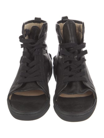 Jean Paul Gaultier Leather Gladiator Sandals