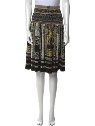 Jean Paul Gaultier Striped Knee-Length Skirt