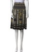 Jean Paul Gaultier Striped Knee-Length Skirt