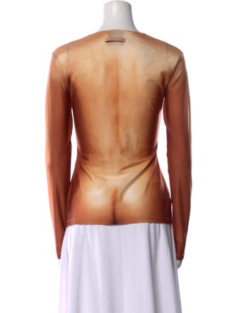 Jean Paul Gaultier x Lotta Volkova 2022 Printed Top