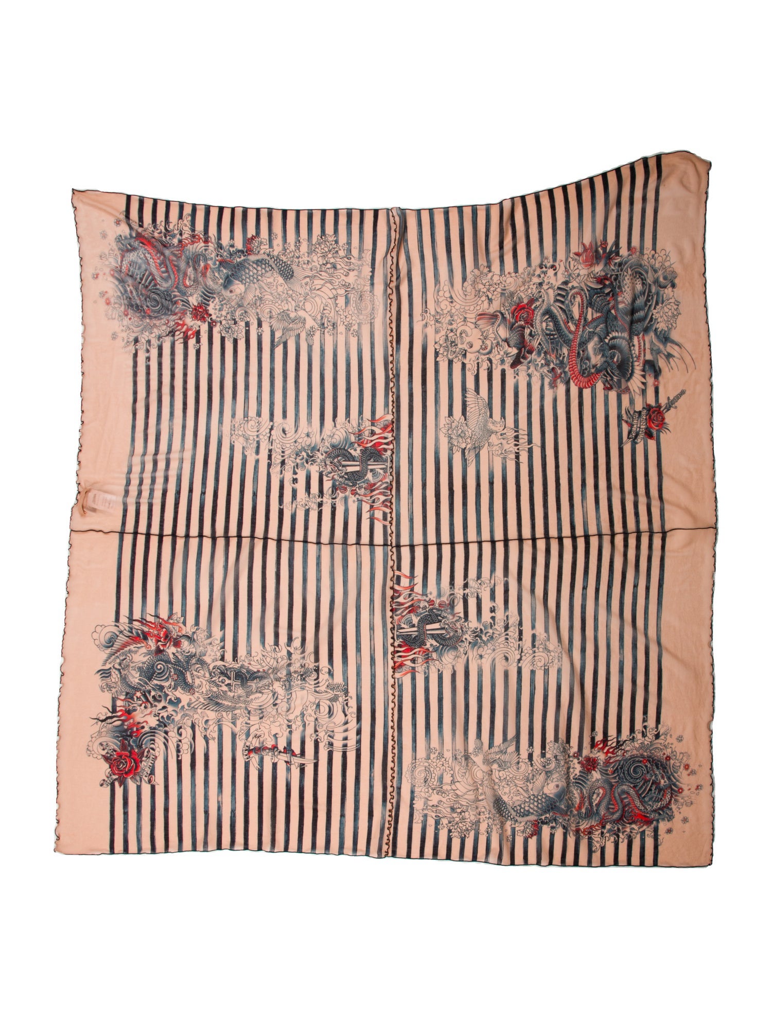 Jean Paul Gaultier Printed Scarf