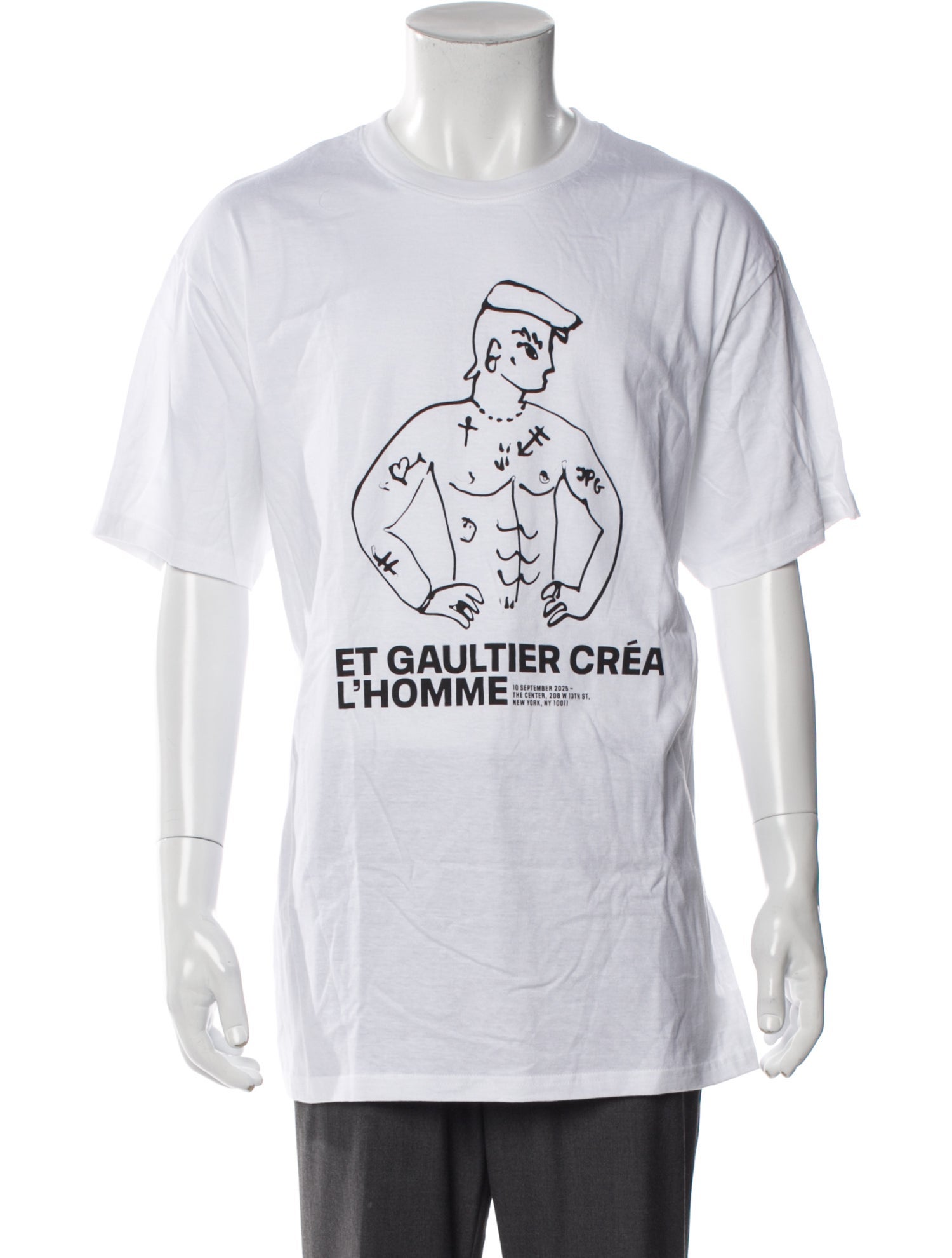 Jean Paul Gaultier Graphic Print Crew Neck T-Shirt