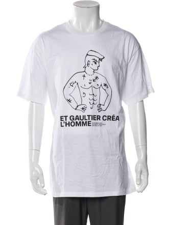 Jean Paul Gaultier Graphic Print Crew Neck T-Shirt