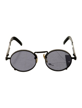 Jean Paul Gaultier Round Mirrored Sunglasses