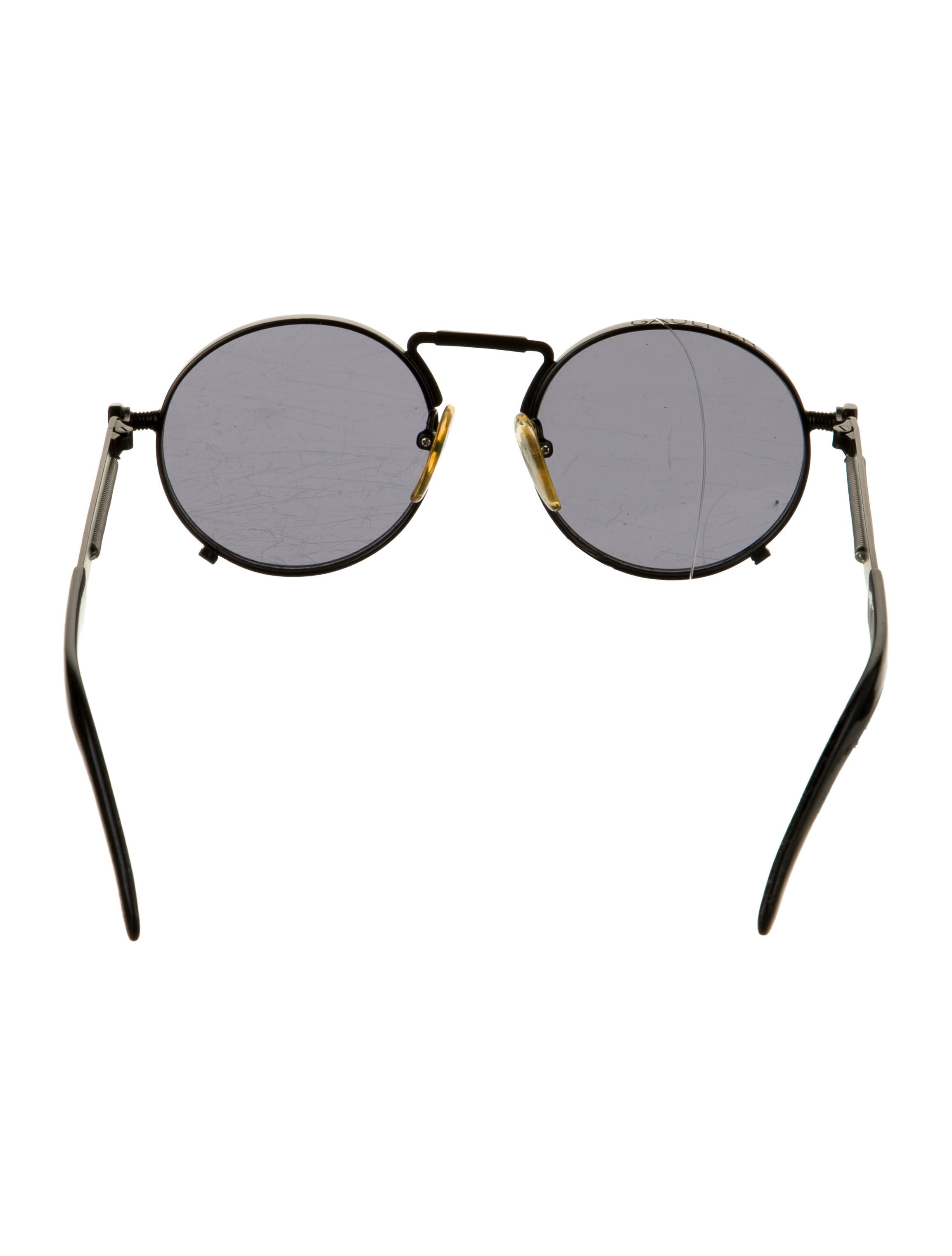 Jean Paul Gaultier Round Mirrored Sunglasses
