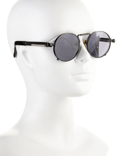 Jean Paul Gaultier Round Mirrored Sunglasses
