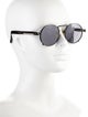 Jean Paul Gaultier Round Mirrored Sunglasses
