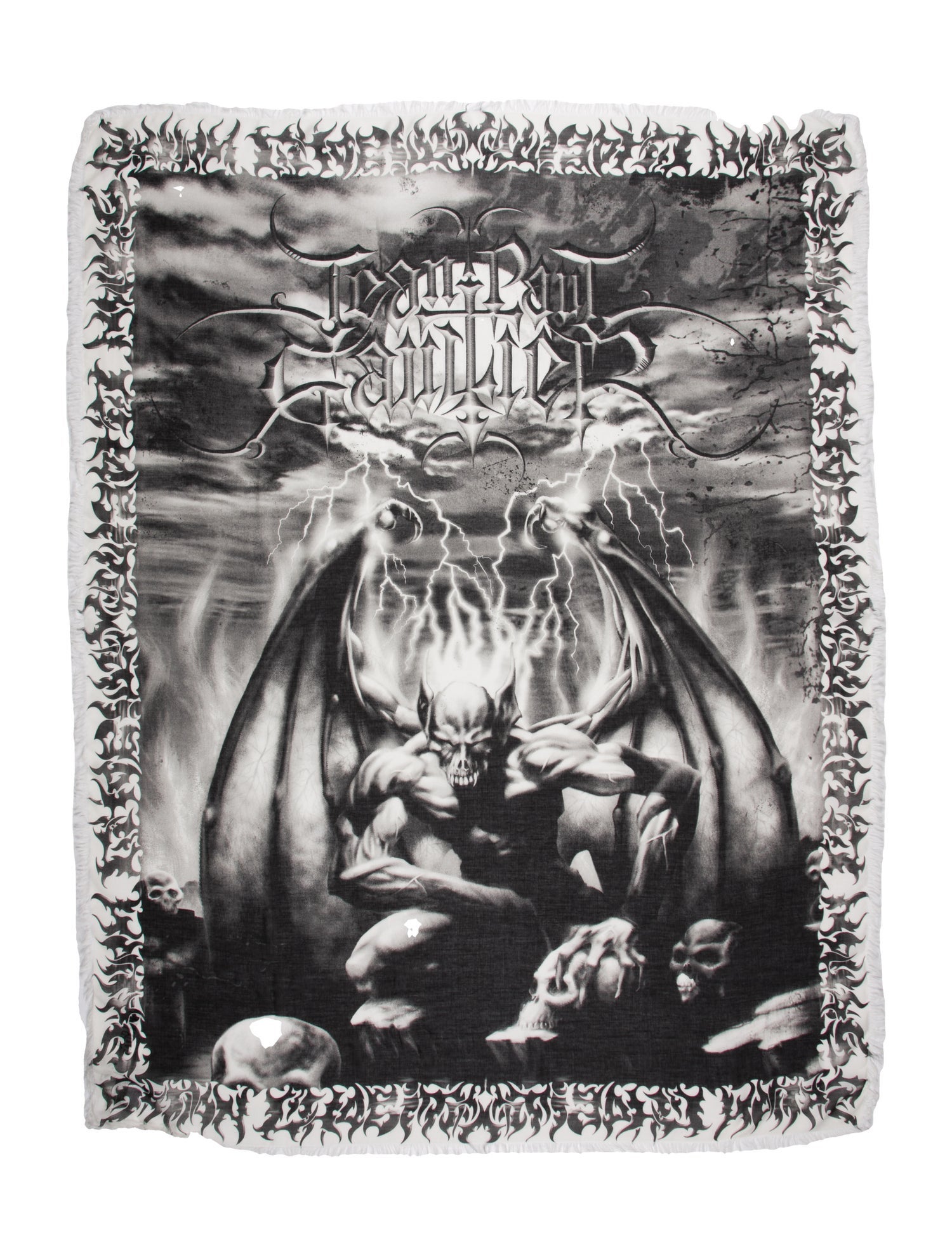 Jean Paul Gaultier Silk Printed Scarf