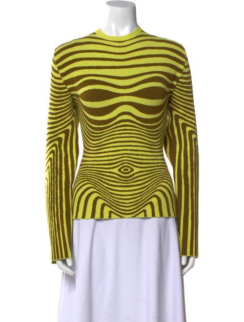 Jean Paul Gaultier Striped Crew Neck Sweater