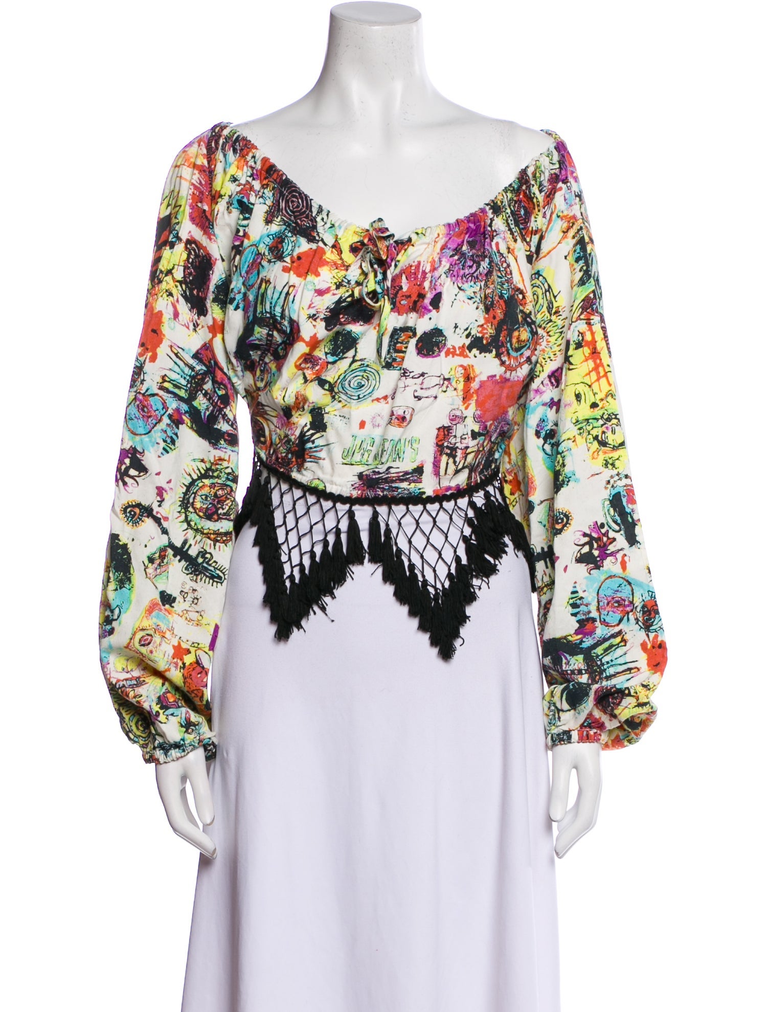 JPG Jeans Vintage Printed Crop Top