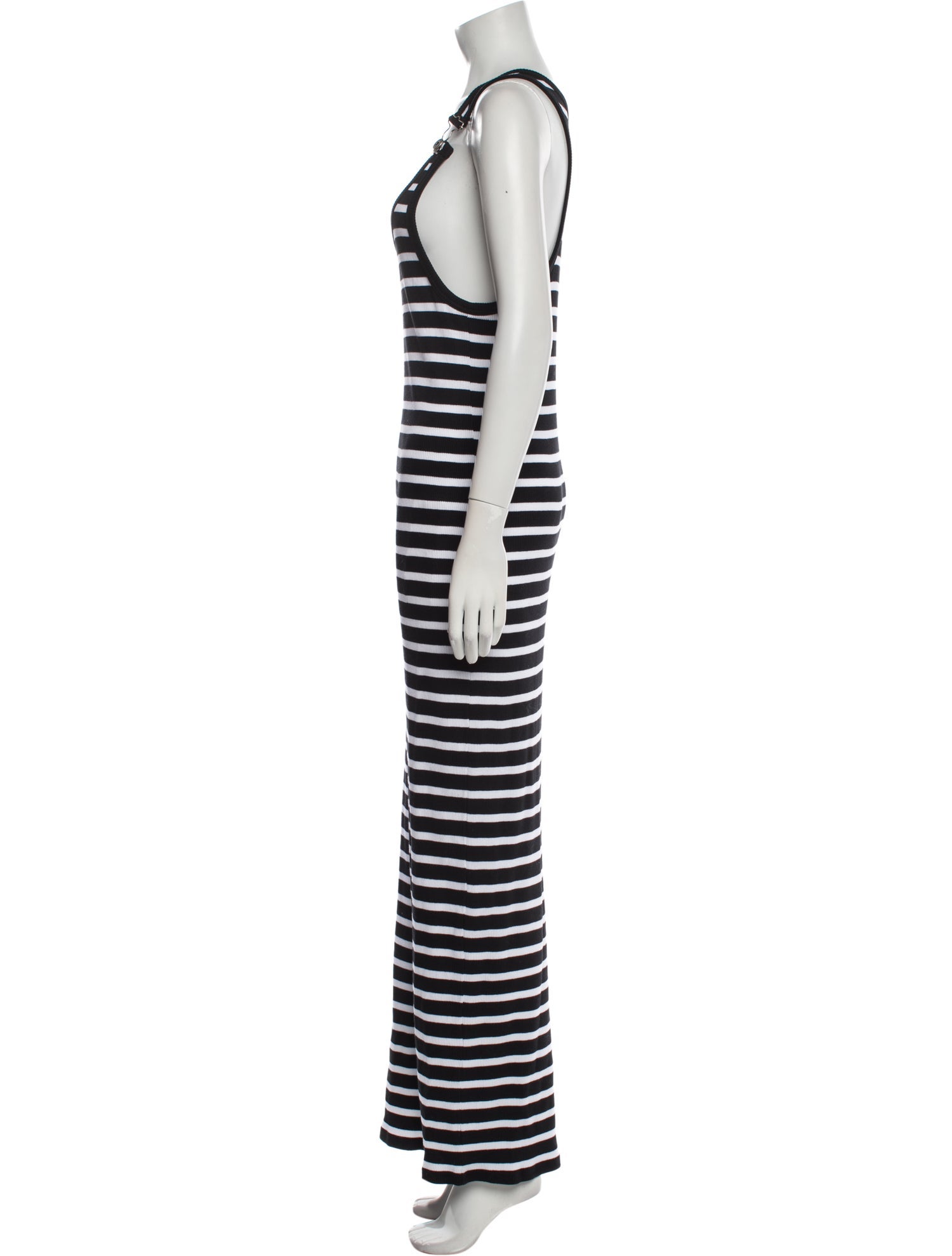 Jean Paul Gaultier Striped Long Dress
