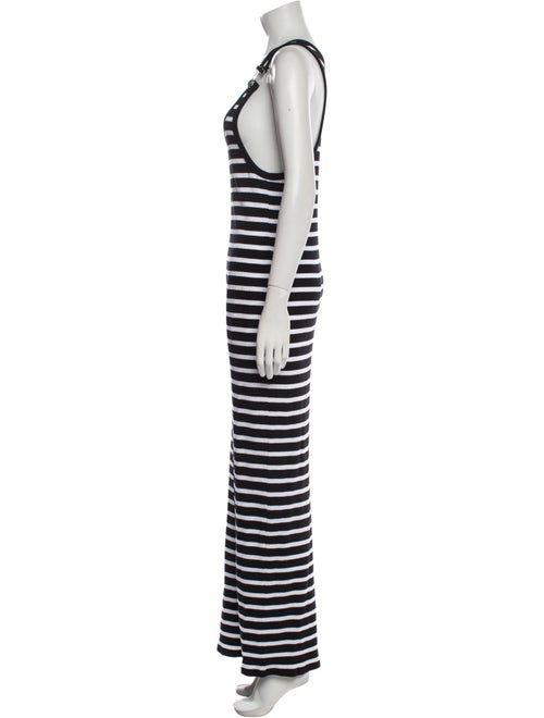 Jean Paul Gaultier Striped Long Dress