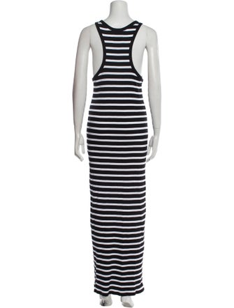 Jean Paul Gaultier Striped Long Dress