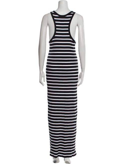 Jean Paul Gaultier Striped Long Dress
