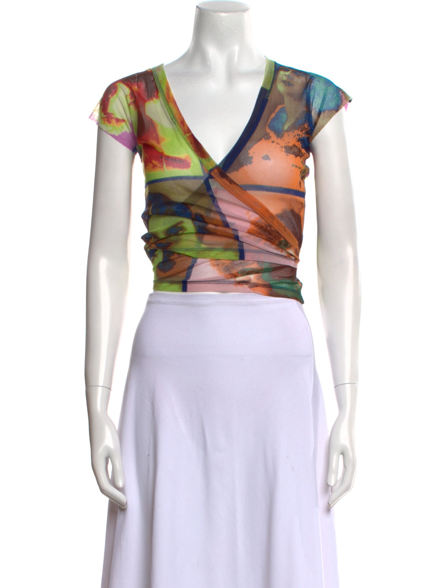 Jean Paul Gaultier Soleil Vintage 2002 Crop Top