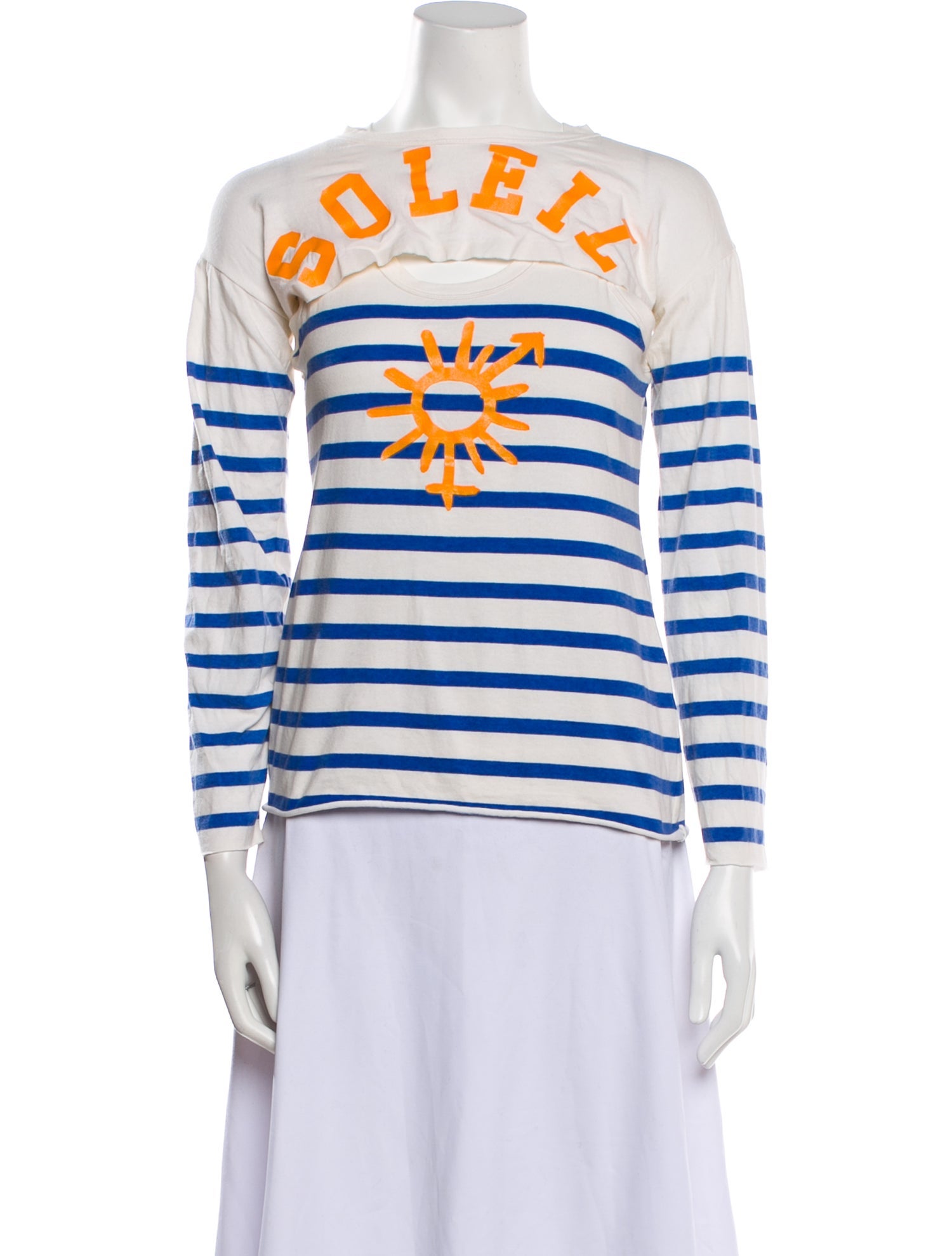 Jean Paul Gaultier Vintage Striped Sweatshirt