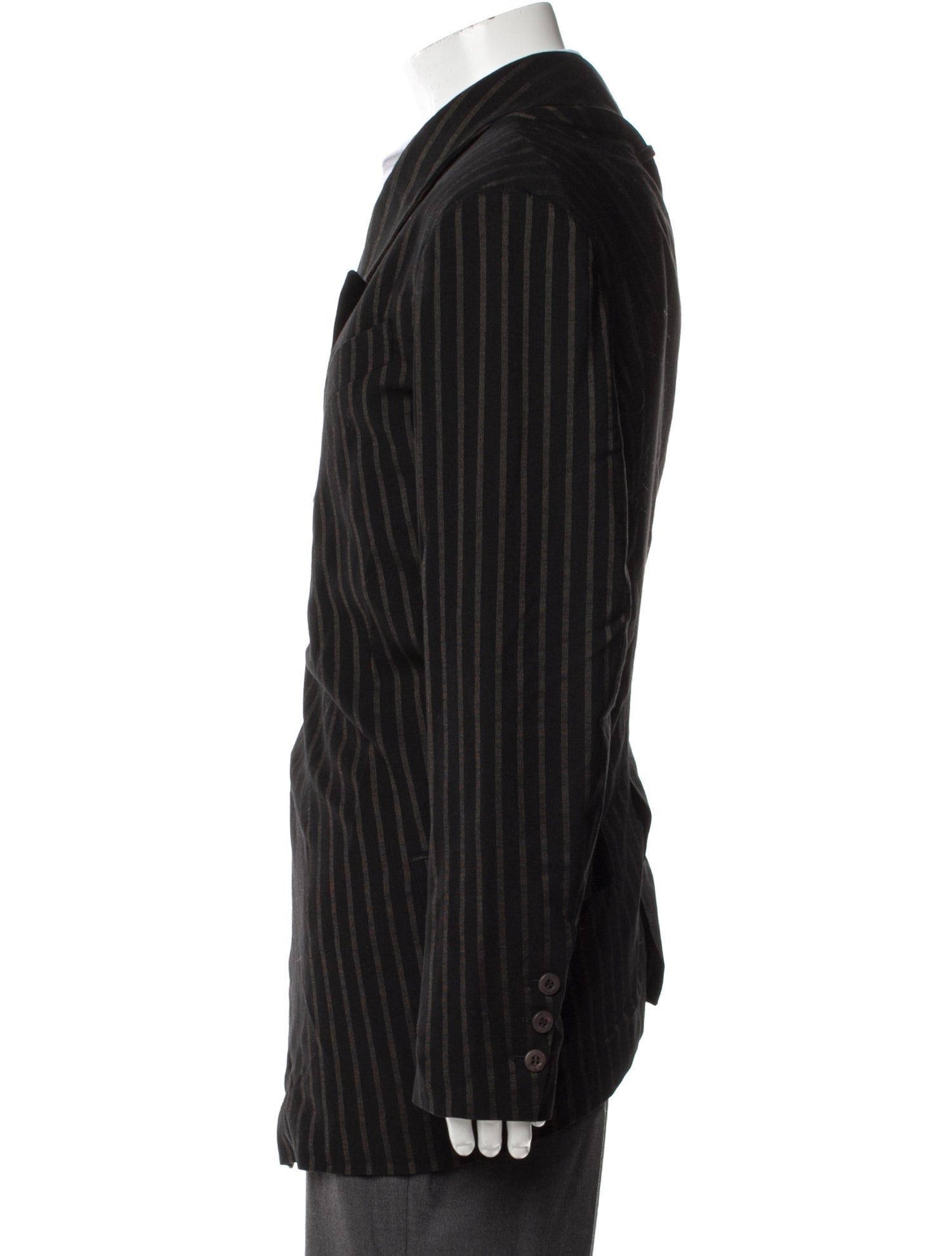 Jean Paul Gaultier Wool Striped Jacket