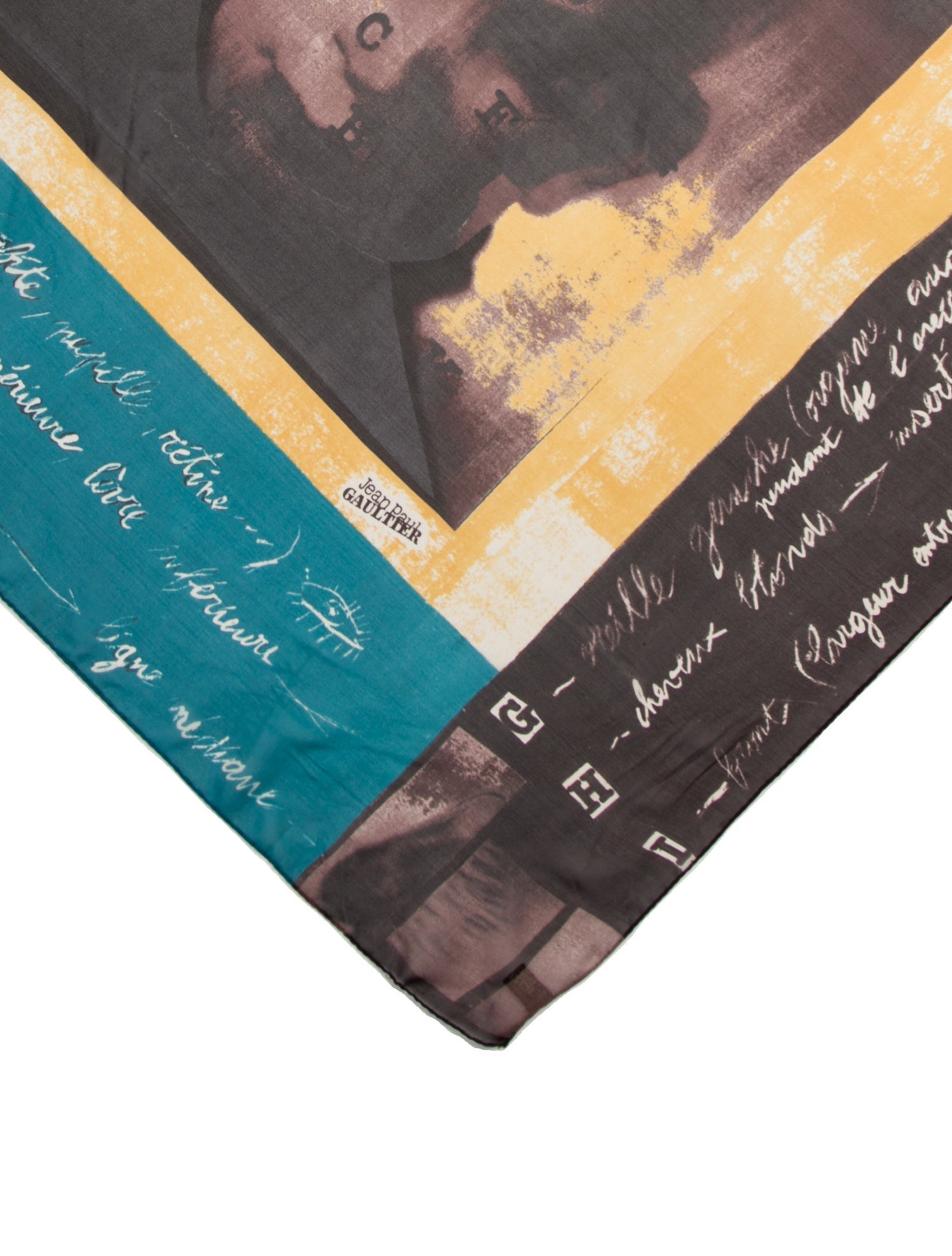 Jean Paul Gaultier Silk Vintage Scarf