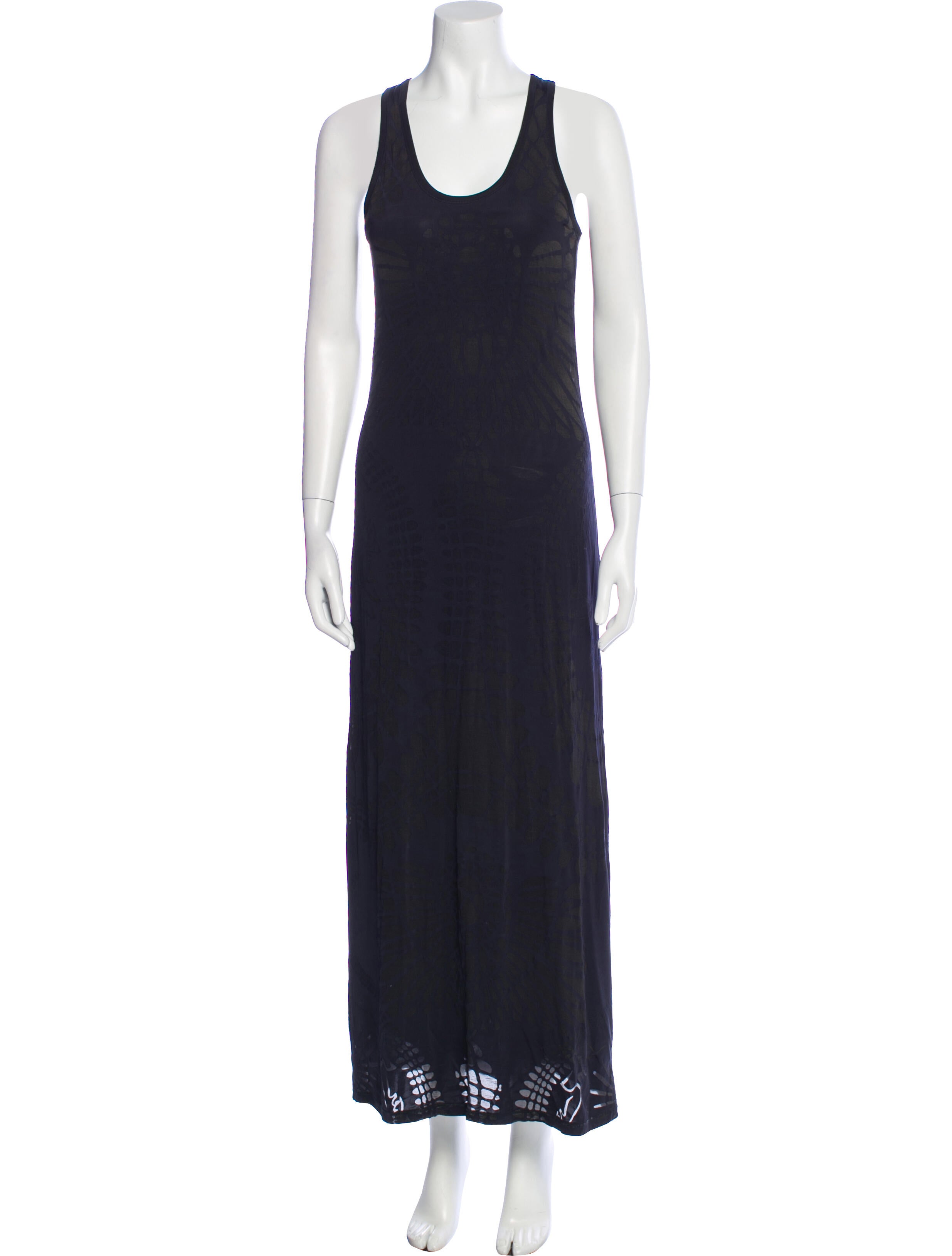 Jean Paul Gaultier Scoop Neck Long Dress
